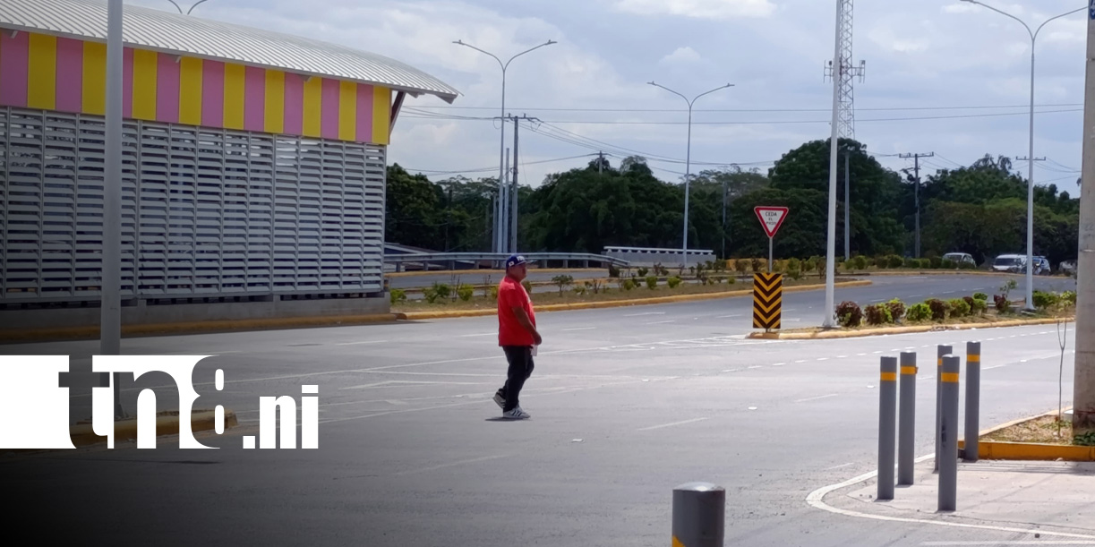 Foto: Medidas preventivas para peatones en Nicaragua / TN8