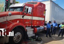 Foto: Mortal accidente en sector de El Mayoreo, Managua / TN8
