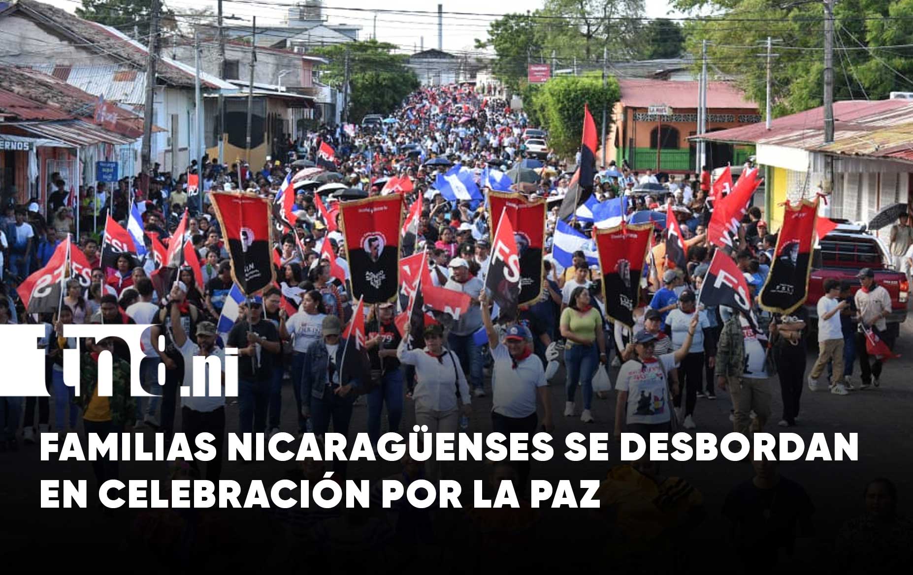 Familias nicaragüenses se desbordan en caminatas por el Día de la Paz ...