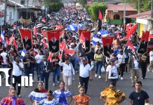 Foto: Familias nicaragüenses se desbordan en celebración por la paz /Cortesía