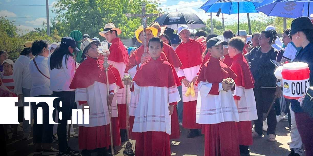 Foto: pasión de Cristo en la Catedral de Managua/TN8