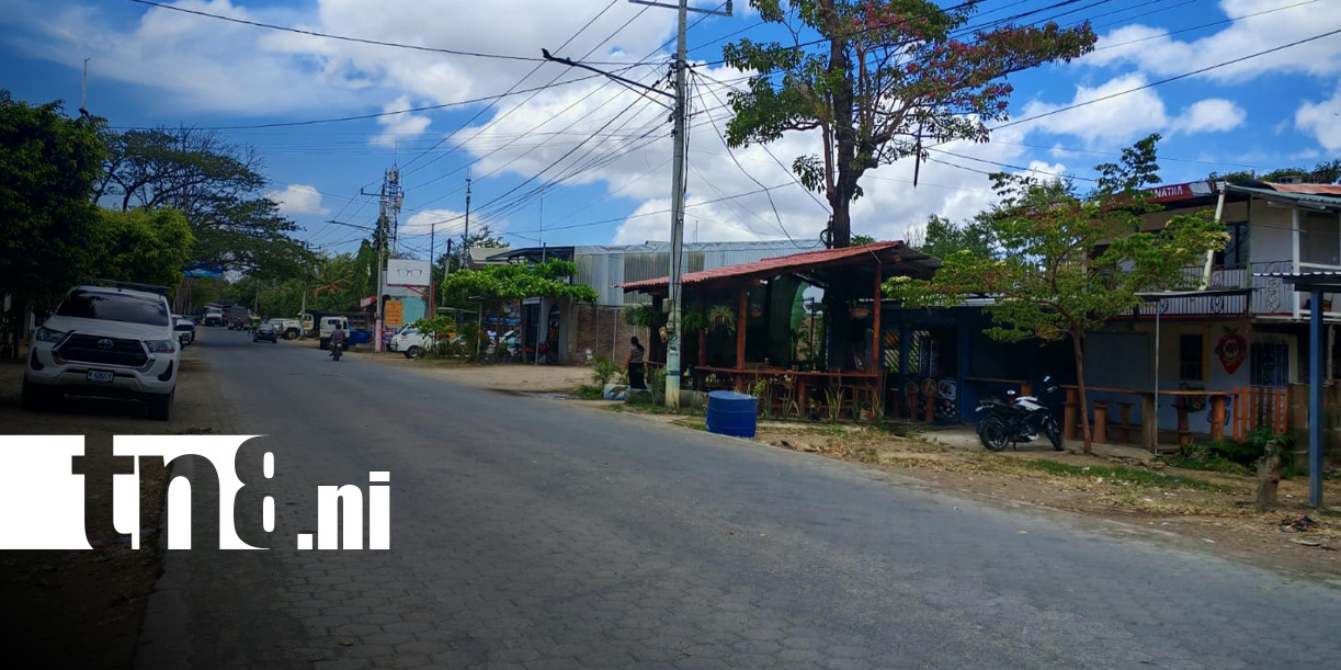 Foto: Una calle de la ciudad de Rivas / TN8