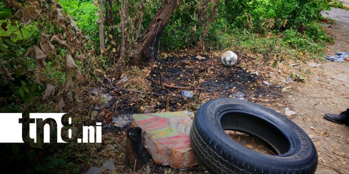 Foto: Predio donde un hombre sufrió quemaduras en Rivas / TN8