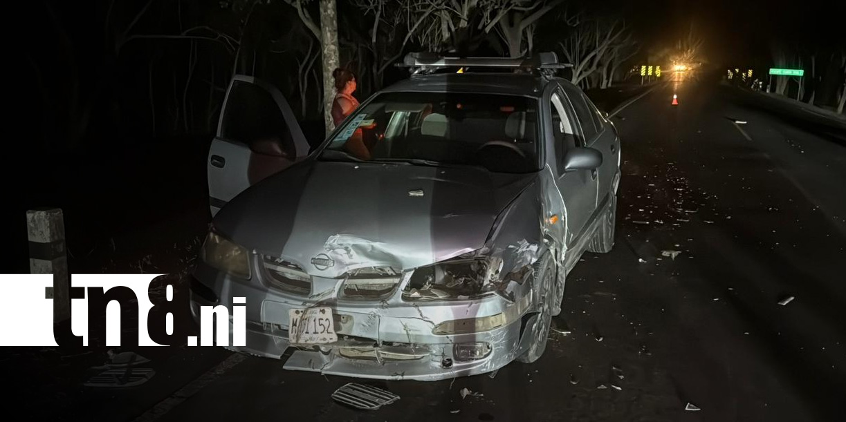 Foto: Fuerte accidente de tránsito en Chontales / TN8