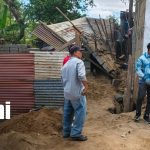 Foto: Albañil queda prensado tras colapso de muro en Managua/TN8