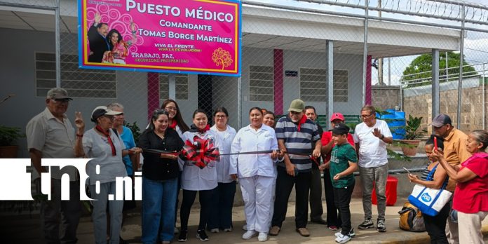Foto: Puesto médico Tomás Borge, en Managua / TN8 Foto: Puesto médico Tomás Borge, en Managua / TN8