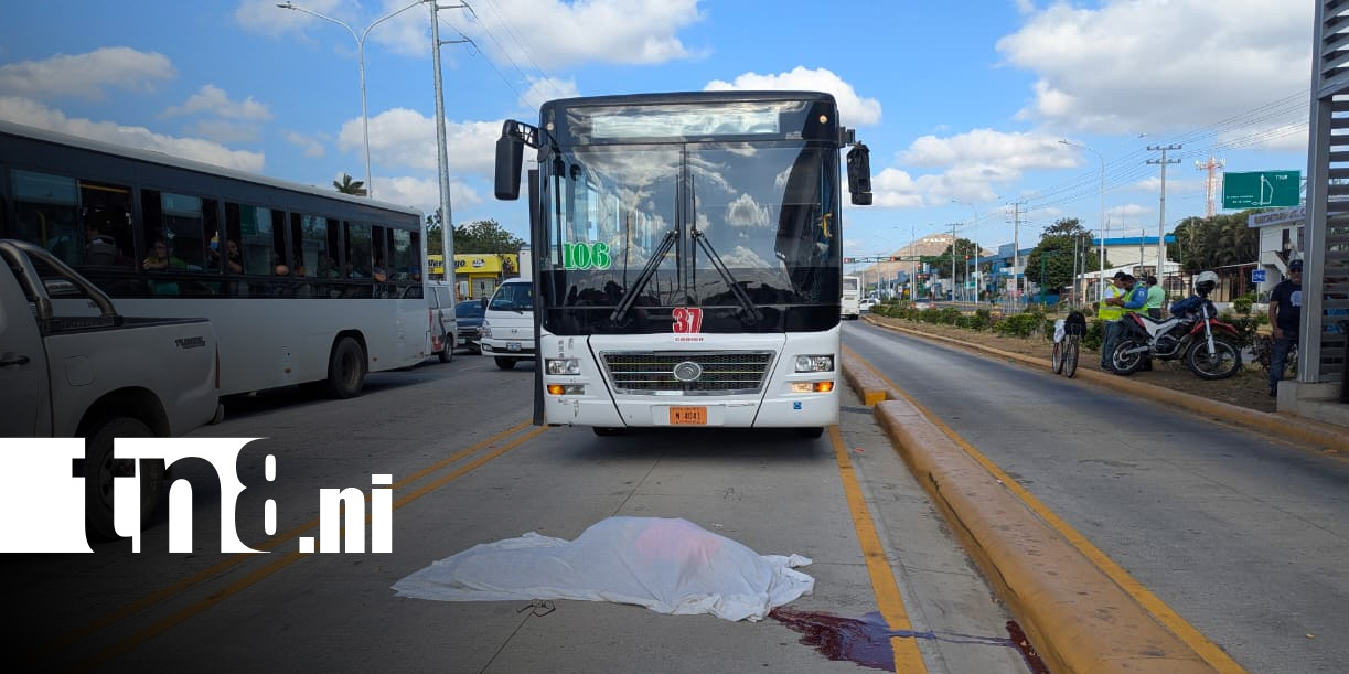 Foto: Mortal accidente en El Zumen, Managua / TN8