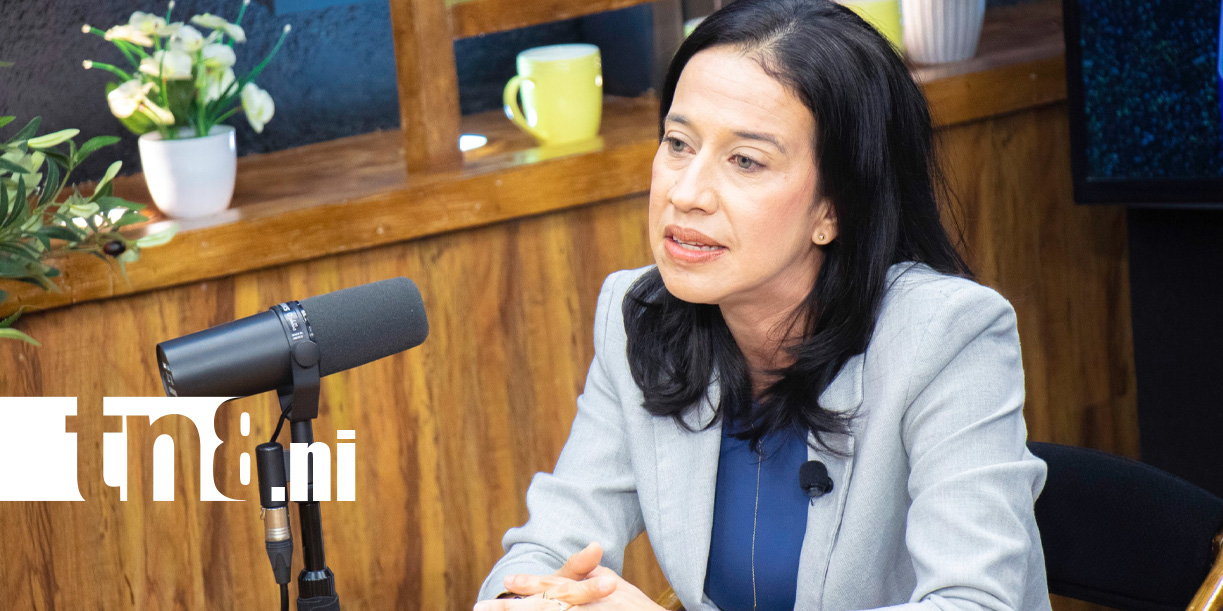 Foto: Karina Mejía, directora de la Secretaría de Promoción de Inversiones y Exportaciones de Nicaragua / TN8