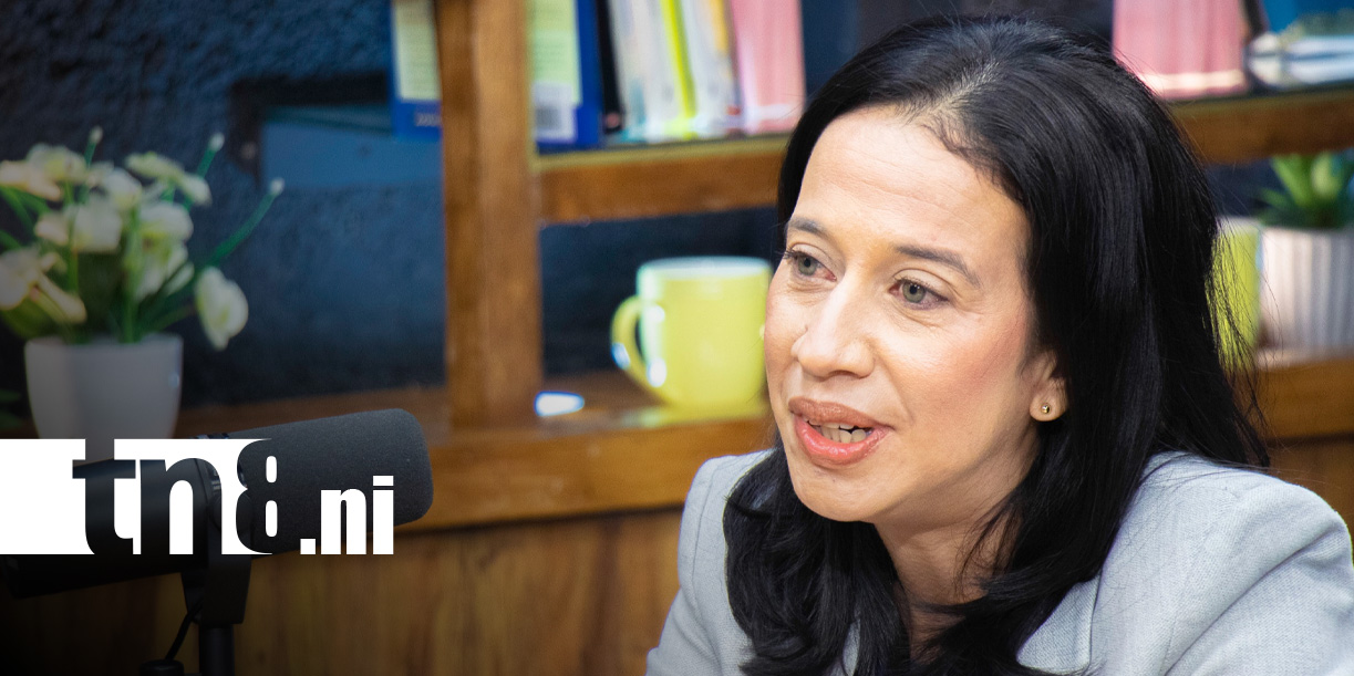 Foto: Karina Mejía, directora de la Secretaría de Promoción de Inversiones y Exportaciones de Nicaragua / TN8