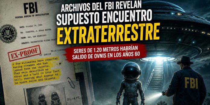 1 Foto: FBI revela supuesto encuentro extraterrestre con seres de 1.20 metros/Cortesía