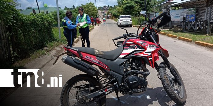 Foto: Motociclistas lesionados en accidentes en Bluefields/TN8