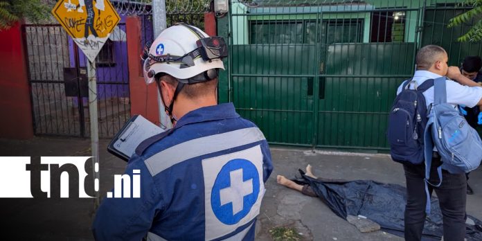 Foto: Impactante: hombre muere en plena calle de Managua bajo fuerte calor/TN8