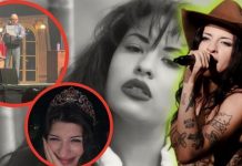 Foto: Cazzu recibe homenaje del hermano de Selena/ Cortesía