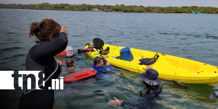 1 Foto: Intensa búsqueda continúa en Xiloá tras socorrista profesional desaparecido/TN8
