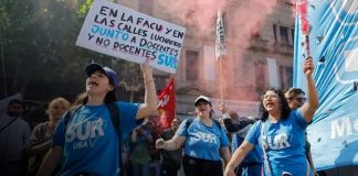 Foto: Masiva movilización en Argentina /cortesía