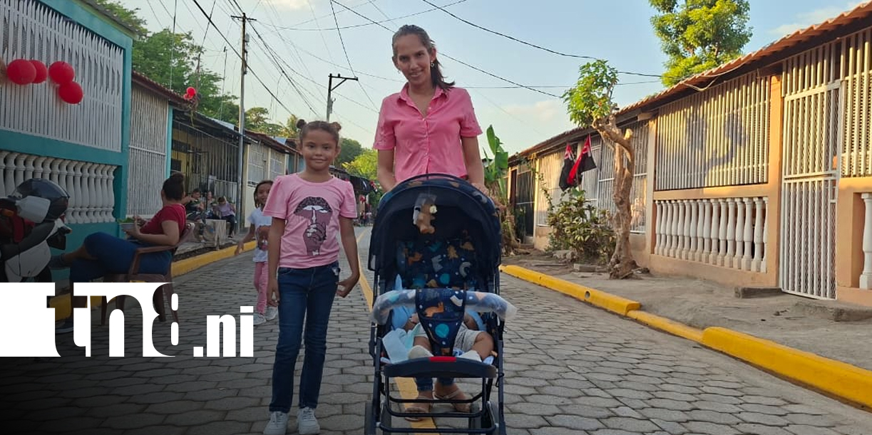 Foto: Adoquinado: Villa Solidaridad estrena calle en Granada/TN8