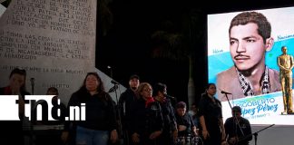 Foto: Managua conmemora el 97 aniversario de Rigoberto López Pérez/TN8