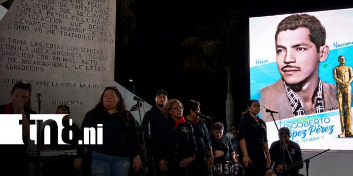 Foto: Managua conmemora el 97 aniversario de Rigoberto López Pérez/TN8