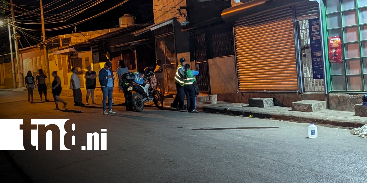 Foto: Accidente: motociclista muere en Managua tras choque/TN8