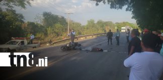 Foto: Accidente en Nandaime deja un motociclista fallecido/TN8
