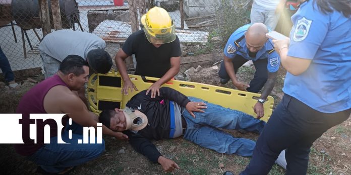 Foto: Accidente en Bluefields deja motociclista lesionado/TN8