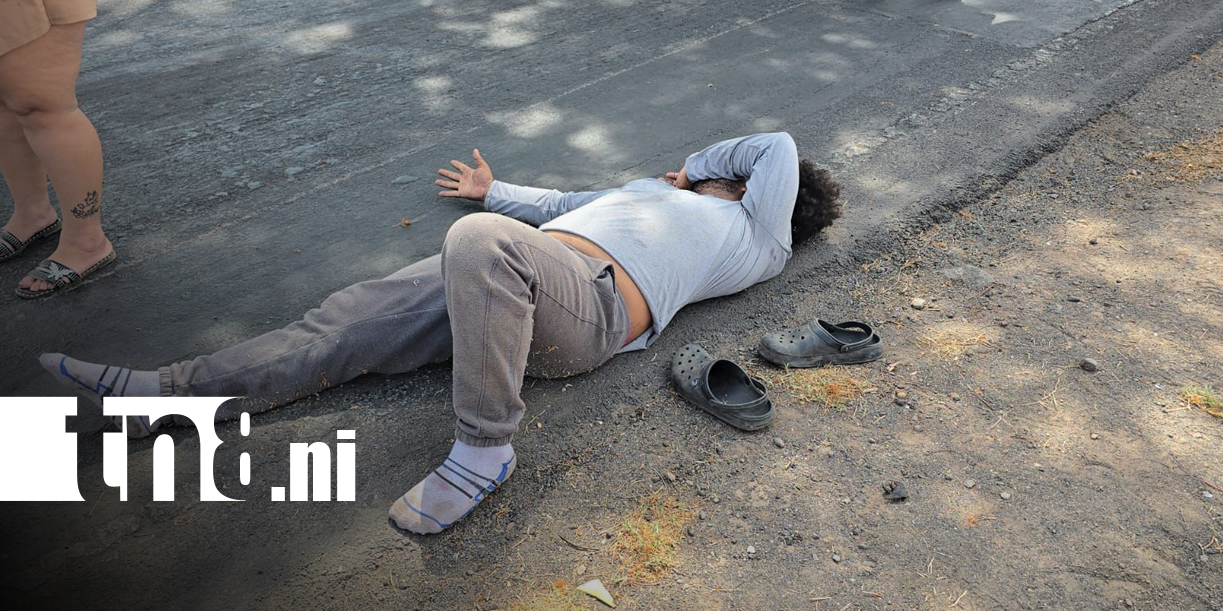 Foto: Motociclista resulta lesionado en carretera Juigalpa –El Rama/TN8