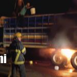 Foto: Incendio en camión de carga en Empalme de Boaco/TN8