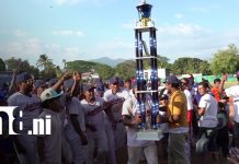 Nandaime remonta y se corona campeón nacional de béisbol Mayor A Foto: Nandaime remonta y se corona campeón nacional de béisbol Mayor A/TN8