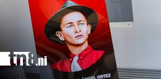 Foto: Juventud de Granada rinde homenaje al general Miguel Ángel Ortez/TN8