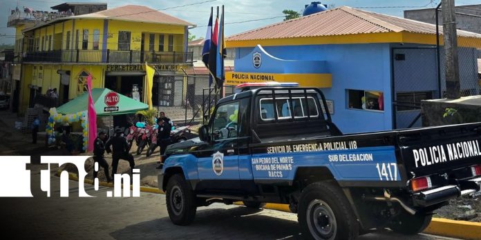 Foto: Policía Nacional inaugura nueva subdelegación en San Pedro del Norte, Paiwas/TN8