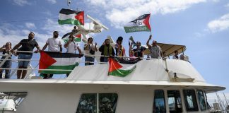 Foto: Flotilla internacional busca romper el bloqueo de Gaza pese al asedio israelí / Cortesía