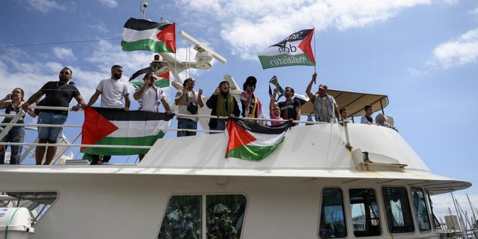 1 Foto: Flotilla internacional busca romper el bloqueo de Gaza pese al asedio israelí / Cortesía
