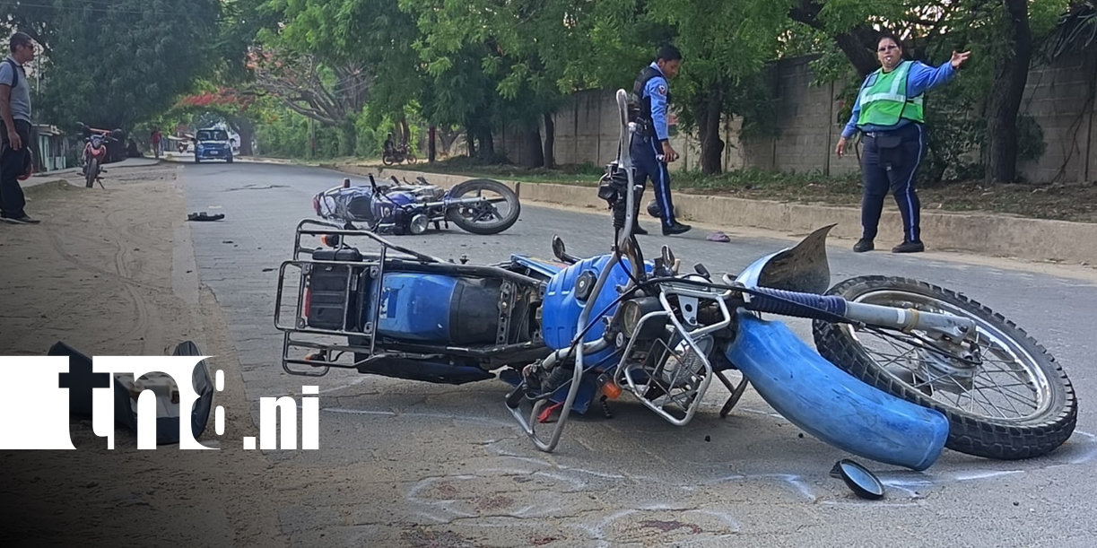 Foto: Accidente de tránsito deja dos motociclistas lesionados en Ocotal/TN8
