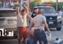 Caos y desorden público en Managua, tras violenta pelea familiar en los semáforos del Seminario Foto: Caos y desorden público en Managua, tras violenta pelea familiar en los semáforos del Seminario/TN8