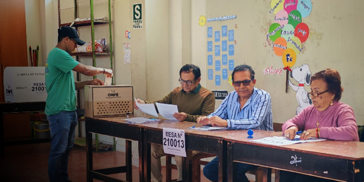 Foto: Elecciones en Perú /cortesía