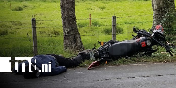 Foto: Tres personas resultan heridas tras violento choque de motos en Jinotega/TN8