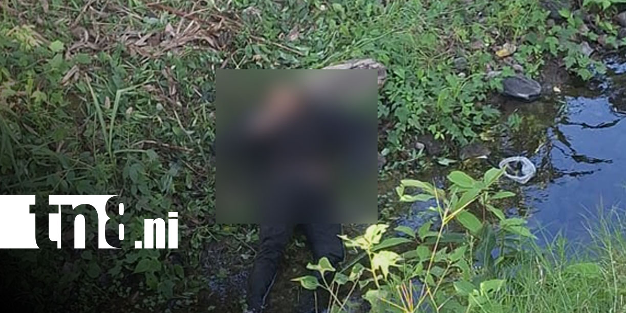 Foto: Hombre hallado muerto en Matagalpa/TN8
