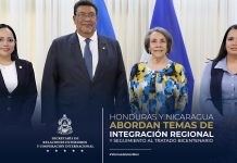 Foto: Honduras y Nicaragua dialogan sobre integración regional / Cortesía