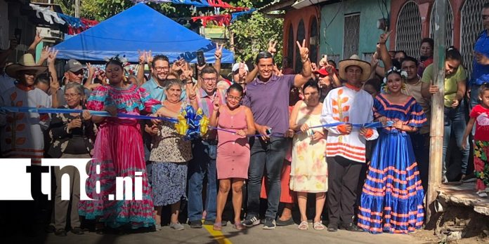Foto: Alcaldía de Managua inaugura calles rehabilitadas en Villa Venezuela/TN8