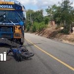 Motociclista fallece tras fuerte accidente vial en Wiwilí, Jinotega Foto: Accidente deja un motociclista fallecido en Wiwilí/TN8