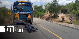 Foto: Accidente deja un motociclista fallecido en Wiwilí/TN8