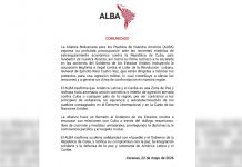 Foto: ALBA expresa preocupación por medidas de Estados Unidos contra Cuba/Cortesía