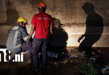 Bomberos atienden rescate y accidente de tránsito en Managua Foto: Bomberos atienden rescate y accidente de tránsito en Managua/TN8
