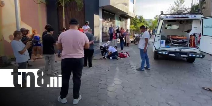 Foto: Fuerte choque entre taxi y motocicleta deja un lesionado en Estelí/TN8