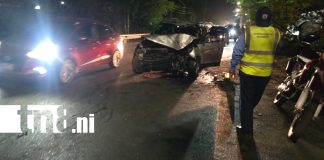 Foto: Dos accidentes de tránsito dejan motociclistas lesionados en Managua/TN8
