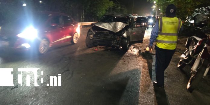 Foto: Dos accidentes de tránsito dejan motociclistas lesionados en Managua/TN8