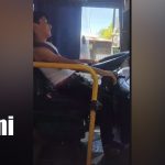 Foto: Bus en Managua genera polémica por menor al volante/TN8