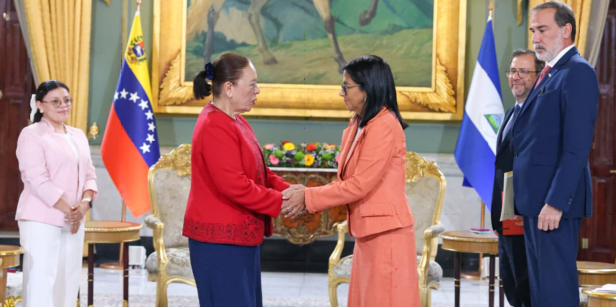 Foto: Nicaragua presenta cartas credenciales ante Venezuela/Cortesía