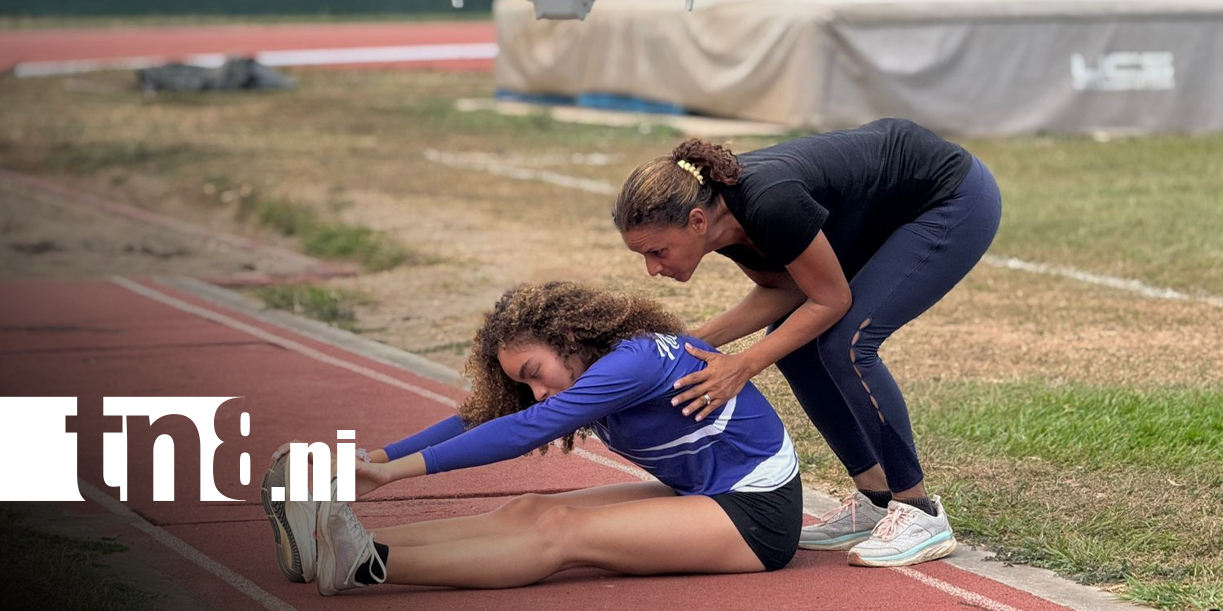 Foto:Madre e hija unidas por el atletismo y el amor a Nicaragua/TN8