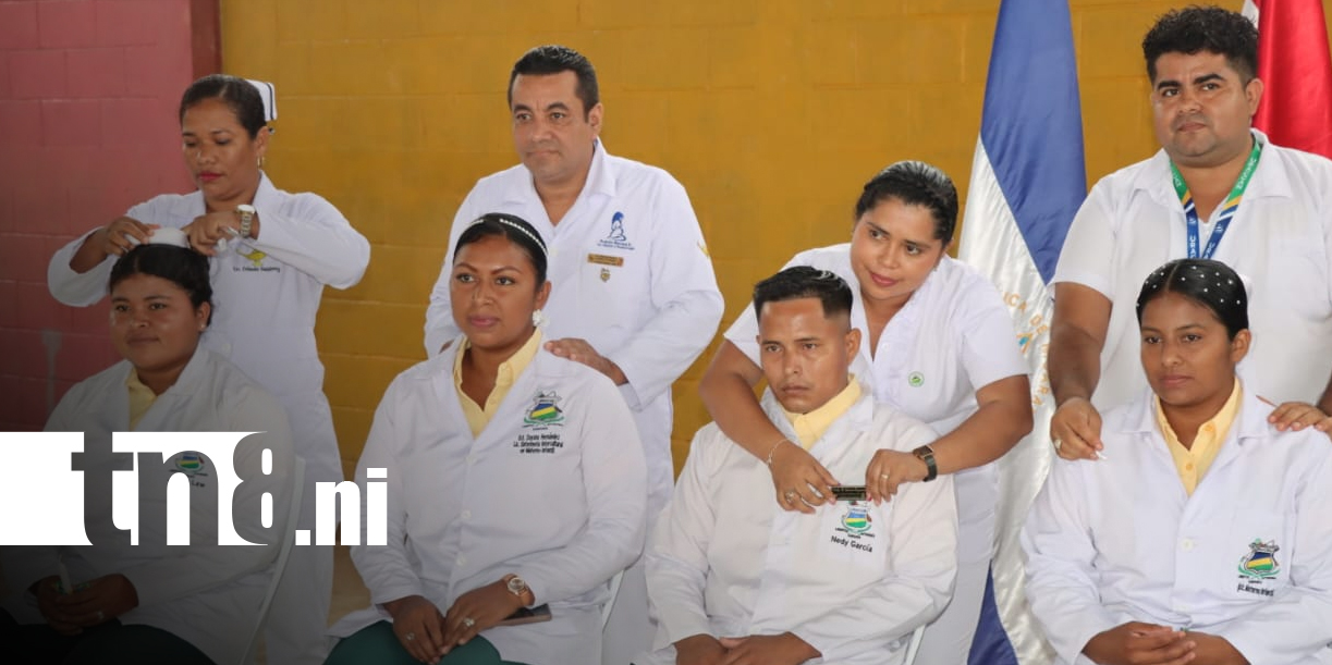 Foto: 50 jóvenes enfermeros llegan a fortalecer la salud en Prinzapolka/TN8